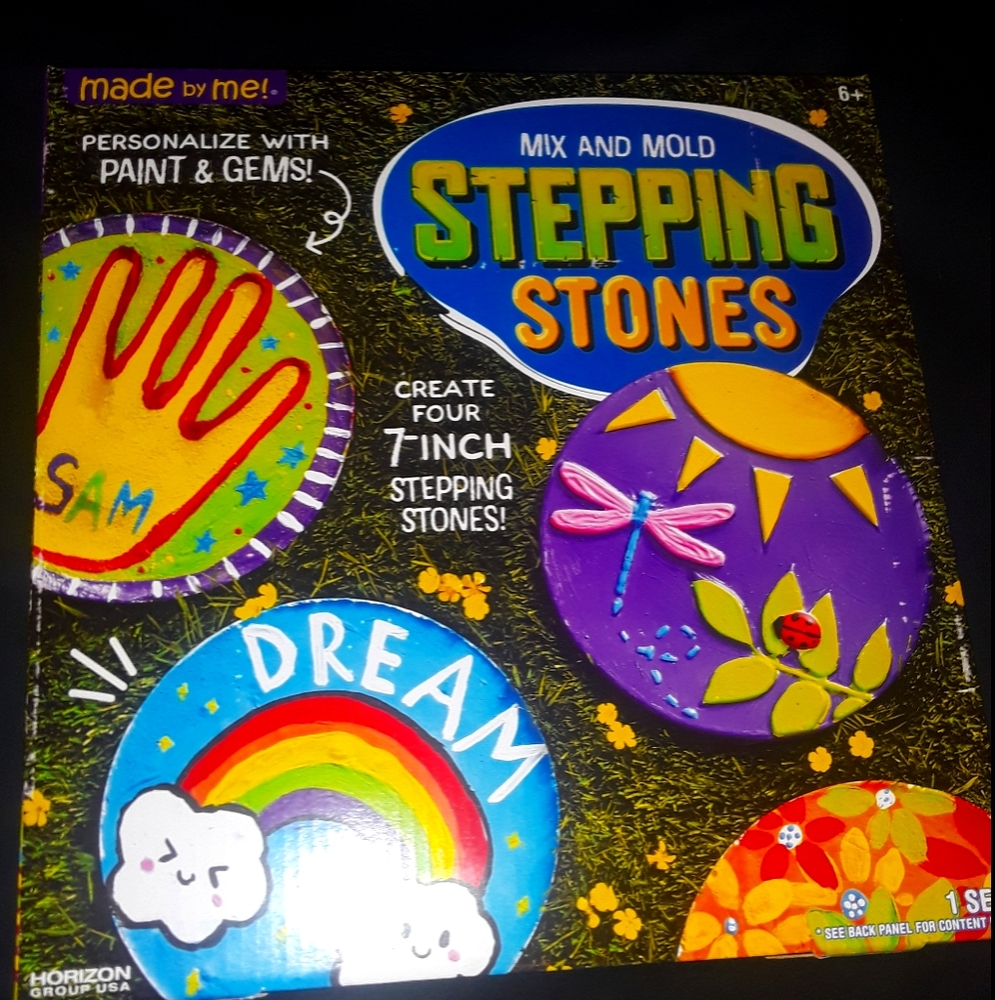 "Mix and Mold your own stepping stones" kit!!